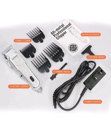 Professional Cordless Hair Clipper - Easy Rechargeable Full Metal Haircut Tool for Men & Beard Trim - International Shipping - Buy Online on GoSupps.com
