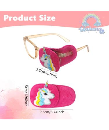 ALLY-MAGIC Unicorn Eye Patch for Girls and Boys - 2 PCS Single Eye Masks for Lazy Eye, Amblyopia, and Strabismus - Left Eye Cover - Buy Online on GoSupps.com
