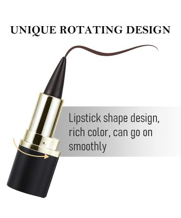 Boobeen Waterproof Gel Eyeliner - Black & Brown | Matte Finish, Quick Drying, Long Lasting - Buy Online on GoSupps.com