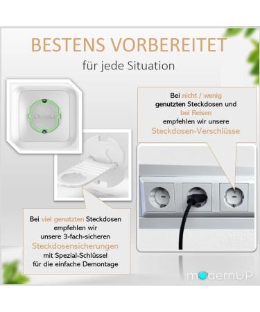 Child Safety Sockets - 15-Pack Protective Plug Covers | Easy Removal & Secure Design for Baby Safety - Buy Online on GoSupps.com