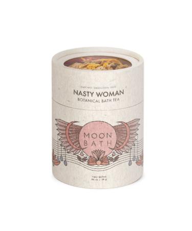 Nasty Woman Botanical Bath Tea | Herbal Bath Soak for Power & Courage w/Saffron  Damiana & Sunflower. Organic & Natural Body Care. for Every Woman who Needs Support. Loose Leaf Flowers  8 fl oz