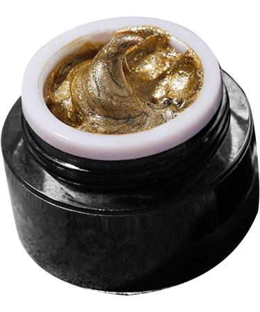 Golden Detailing Gel DIY Glitter Metallic Line Nail Gel 3D Fine Line Manicure Gel for Manicure Salon & Nail Enthusiasts - Buy Online on GoSupps.com