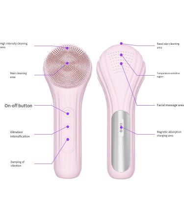 Premium Silicone Facial Cleansing Brush - Waterproof Exfoliator for Men & Women | Deep Cleansing Blackhead Removal & Massage - Buy Online on GoSupps.com
