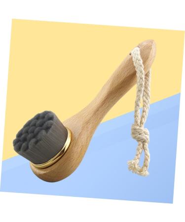 minkissy Facial Scrubber Facial Cleaning Brush Face Scrubber Face Brush Face Cleaner Brush Cleanser Brush Cleansing Brush Face Cleaning Brush Facial Brush Bamboo Long Handle Cleasing Milk - Buy Online on GoSupps.com