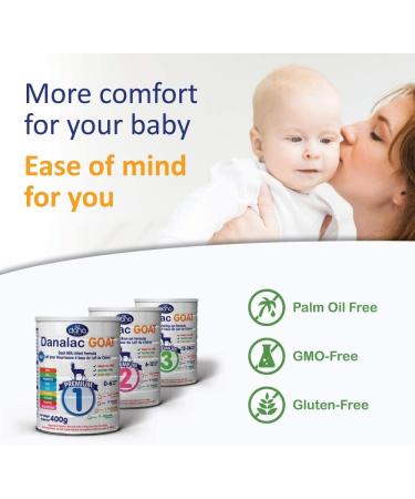 DANALAC Advance Goat Milk Infant Formula 400g Stage 1 - 0-6 Months - Buy Online on GoSupps.com