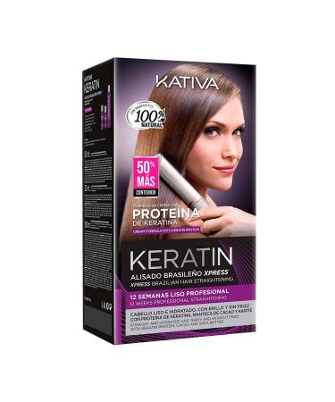 Kativa keratin straightening brazilian express kit 150 ml