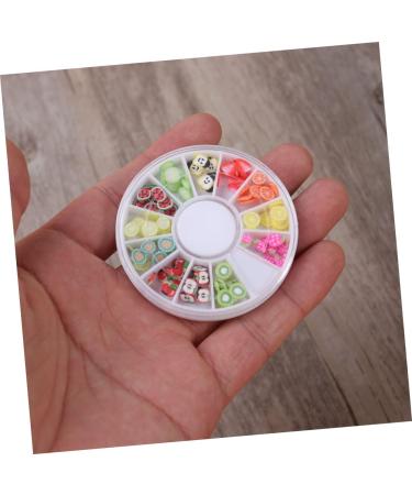 POPETPOP Nail Protector 12 Nail Art Tools Diy Decoration for Nail Manicure Tool Nail Beauty Accessories Nail Art Decor Polymer Clay Fruit Nail Charms - Buy Online on GoSupps.com