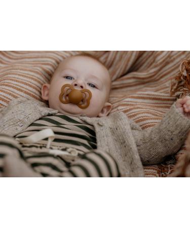 BIBS Supreme Baby Pacifiers | BPA-Free Natural Rubber Pacifier | Made in Denmark | Set of 2 Soothers (Vanilla  6-18 Months) 6-18 Month Vanilla - Buy Online on GoSupps.com