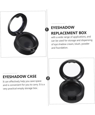 Baluue 18 Pcs Eye Shadow Replacement Box Makeup Eyeshadow Makeup Containers Makeup Pallet Blush Abs Black 3.8x1.9cmx3pcs Blackx3pcs - Buy Online on GoSupps.com