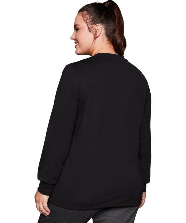 Sheego Ladies Large Size Sweat Jacket | Breathable Stretch Fitness Jacket in Black (Size 52-54) - Buy Online on GoSupps.com