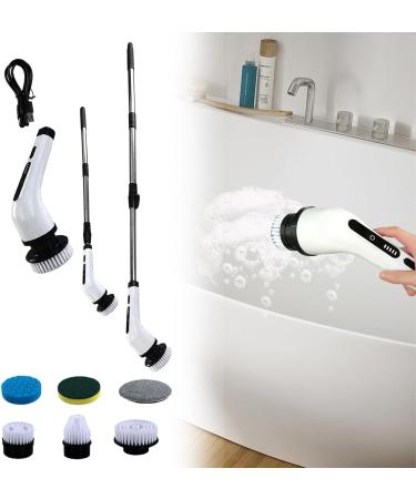 Electric Tub Cleaning Brush | Cordless Scrubber for Bathroom | Cordless Tile Water Stains Cleaning Brush for Tub Kitchen Sink Wall Floor - Buy Online on GoSupps.com