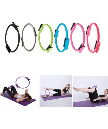 Alettous 5-Part Pilates Ring Set | 14-Piece Yoga Fitness Kit for Home Training | Includes Ball Stretch & Extension Belts | Magic Circle Pilates Equipment - Buy Online on GoSupps.com
