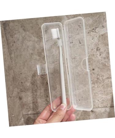 Exceart Transparent Toothbrush Case & Travel Holder | Clear Plastic Organizer for Toothbrushes & Toothpaste - Buy Online on GoSupps.com