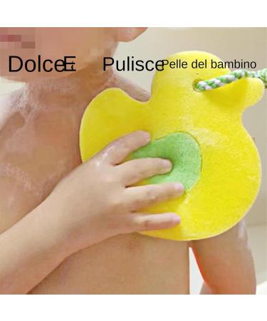 Fravsiu Body Wash Sponge Body Scrub Sponge - Animal Deep Cleaning Scrubber | Bath Sponge Cartoon Sponge for Body Washing Cleaning Duck - Buy Online on GoSupps.com