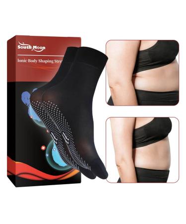 Xianers Shaping Socks Feet Warm Socks Cold Feet Warmer Elastic Socks Absorb Sweat Quickly Body Shaping Stretch Socks Negative Ionic Socks Breathable Winter Foot Warmer