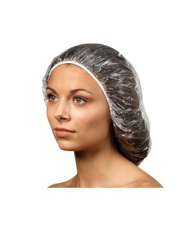 BaBylissPRO Clear Plastic Processing Caps with Elastic 30 Count