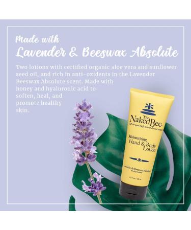 The Naked Bee Lavender & Beeswax Absolute Hand and Body Lotion 6.7oz - 2 Pack - Buy Online on GoSupps.com