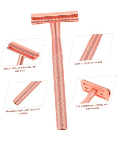 Frcolor 5 Manual Lady Razor - Women's Double-Edged Shaver with Zinc Alloy Head | Wet & Old-Fashioned Design for Smooth Shaving - Buy Online on GoSupps.com