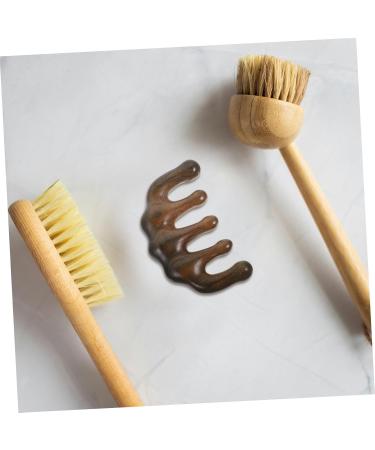 Buy Marmerdo Sandalwood Comb - Wide Dentures Pocket Comb & Gua Sha Kamm for Scalp Massage | Creative Massage Tools & Large Tooth Wooden Comb - Buy Online on GoSupps.com