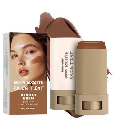 Foundation Stick Beauty Balm Serum Boosted Skin Tint Solid Tinted Moisturizing Serum Contour Stick Foundation Face for Women for Face Natural Makeup (03 18g) 03 18g