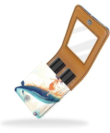 Travel Lipstick Organizer Case | Portable Makeup Bag with Mirror | Blue Dream Girl Elf E883i6wjbn - Shop Now for International Shipping - Buy Online on GoSupps.com