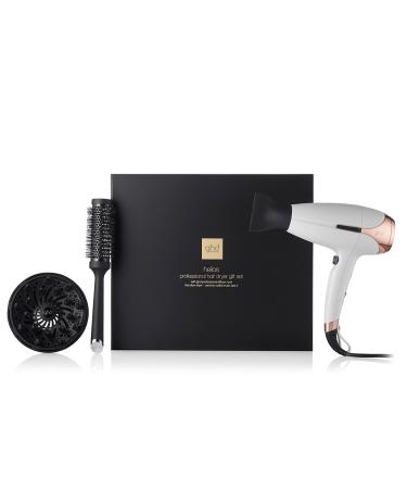 ghd Helios Professional Hair Dryer Gift Set with Diffuser and The Blow Dryer - Ceramic Radial Brush Size 2 - Amazon Exclusive