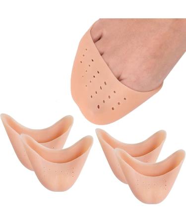 2 Pair Ballet Silicone Toe Caps - Ultimate Toe Protection for Pointe Dance High Heels & Lace Shoes - Buy Online on GoSupps.com