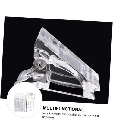 Ipetboom Manicure Kits 1 Set Nail Set Nail Art Nail Tips Clip Nail Clips Tool Plastic Finger Extension Clip Manicure Kit Forms Stainless Steel and Nylon Fiber Manicure Tools White Crystal - Buy Online on GoSupps.com