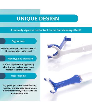 Buy Paro Dental Floss Holder - Reusable Flosser Handle for Optimal Oral Cleaning | Refillable & Easy to Clean | Ships Worldwide - Buy Online on GoSupps.com