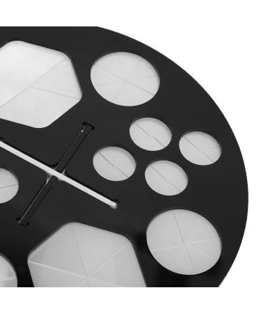 LANTRO JS Acrylic Makeup Brush Holder - Multifunctional Drying Rack with 14 Holes for Perfect Makeup Organization | International Shipping Available - Buy Online on GoSupps.com