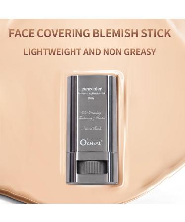 Foundation Stick Full Coverage Ivory and Natural Beige Multi-purpose Concealer for All Skin Types - Buy Online on GoSupps.com