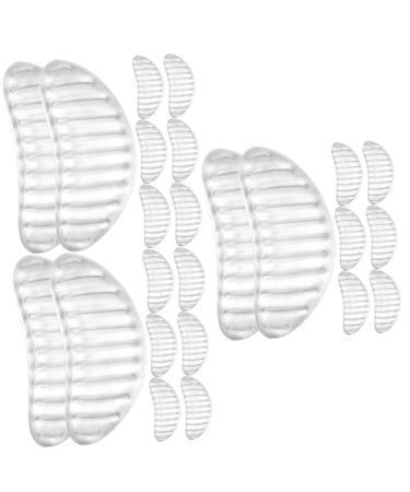 FOMIYES 12 Pairs Striped Arch Pads Mens Insoles Foot Cushion Feet Pads Foot Arch Cushion Foot Arch Supports Arch Support Insole Comfy Brace Pad Holder Sole of Foot Gel Corrective Pad Miss