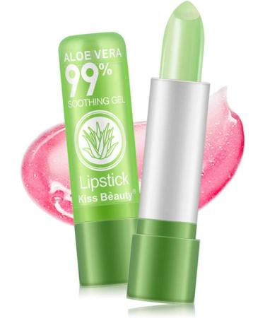 Moisture Lip Balm - Aloe Vera Lipsticks Moisturizing Color Changing Lipstick Long Lasting Nutritious Lip Balm Lips Hydrating Lip Gloss - Buy Online on GoSupps.com
