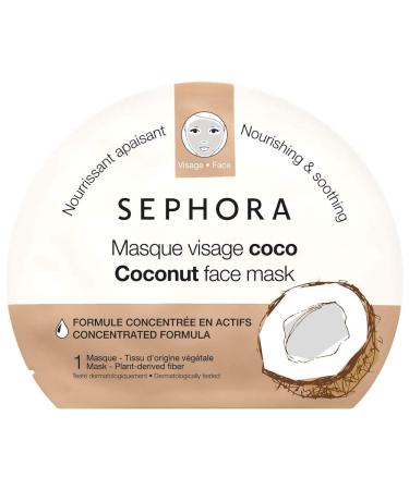 SEPHORA COLLECTION Coconut Face Mask - Nourishing & Soothing Hydration for All Skin Types - Buy Online on GoSupps.com