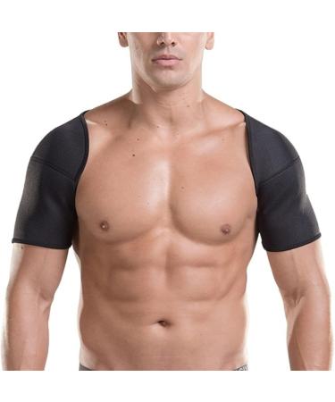 Breathable Adjustable Double Shoulder Brace for Pain Relief | Comfortable Sports Protective Gear for Chronic Tendinitis | Ideal for Sleep & Outdoor Activities - Buy Online on GoSupps.com