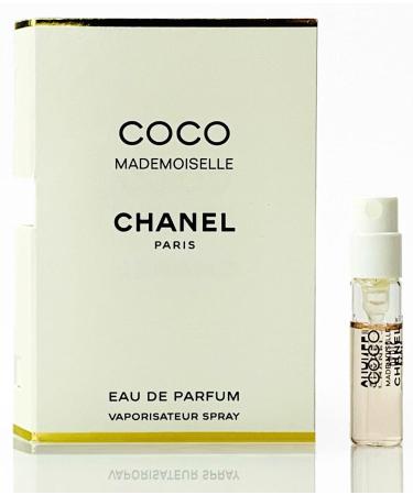 CHANEL COCO MADEMOISELLE Edt Spray Vial On Card Mini Musk 0.05 Fl Oz (Pack of 1)