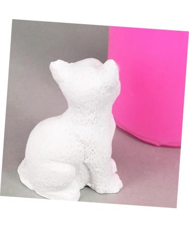 COHEALI Silicone Candle soap Chocolate Making Tools Art Tools Candle Making Kitten Stencil Clay Plaster Chocolate Candle Silicone Mold molds for Chocolate soap Mold Small Cat Mold Set 3D As Shown medium - Buy Online on GoSupps.com