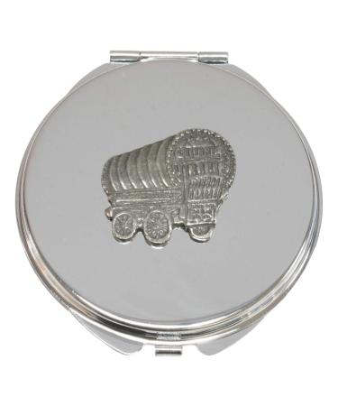 Romany Caravan Compact Mirror Handbag Gift With Free Engraving 448