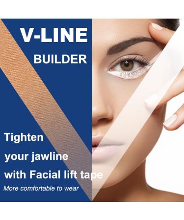 Akissos Wrinkle Tape for Face - Facial Kinesiology Tape Smile Line Patches & V Line Lifting Mask for Wrinkle Reduction - 2.5cm x 5m - Buy Online on GoSupps.com