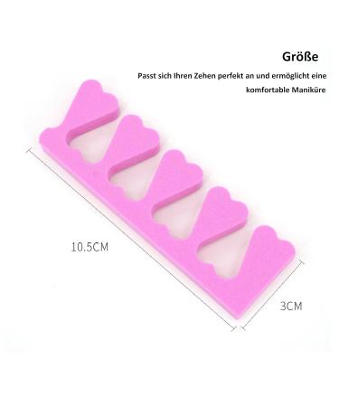 Soft Foam Toe Separators for Pedicure | 24 Pairs in 3 Colors | Nail Polish & Art Spacer - Buy Online on GoSupps.com