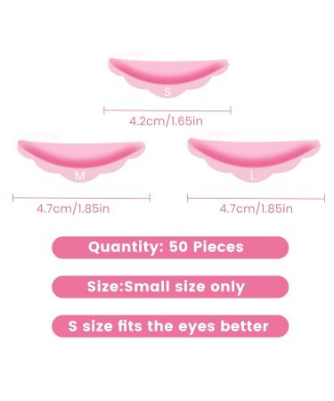 Small Lash Lift Rods - 50 XS Silicone Pads for Eyelash Lifting | DIY Curl Kits & Tools - Pink - Buy Online on GoSupps.com