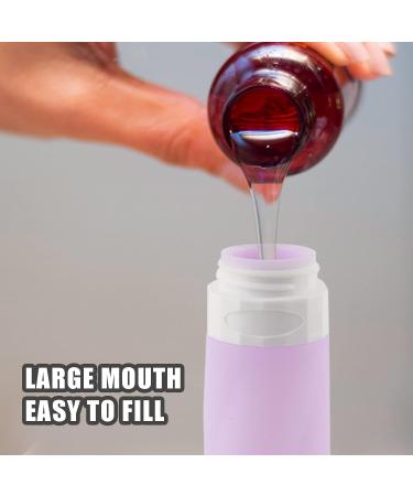 Buy AUPTIG Silicone Travel Bottles Set - 90ml 6PCS Reusable Travel Containers for Toiletries Shampoo & Conditioner - Perfect for International Travel - Buy Online on GoSupps.com