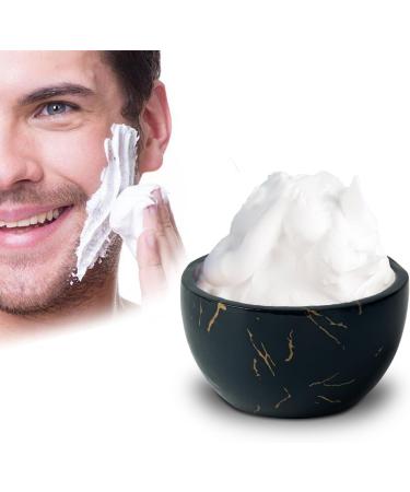 DGUDGU Marbled Black Shaving Bowl | Premium Resin Shaving Cup for Cream & Soap | International Shipping - Buy Online on GoSupps.com