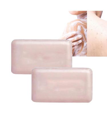 Brightening Cleansing Bar | For Dark Spots + Discoloration | Kojic Acid, Vitamin C & Lactic Acid | Evens Skin Tone & Moisturizes | Vegan, Fragrance-Free, Safe for Sensitive Skin (2 Pack)