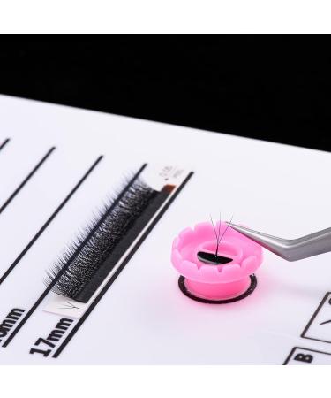 200 PCS Glue Rings Lash Extension & Flower Cup Holder - Pink Easy Fan Lash Rings for Volume Lash Extensions - Eyelash Extension Supplies - Buy Online on GoSupps.com