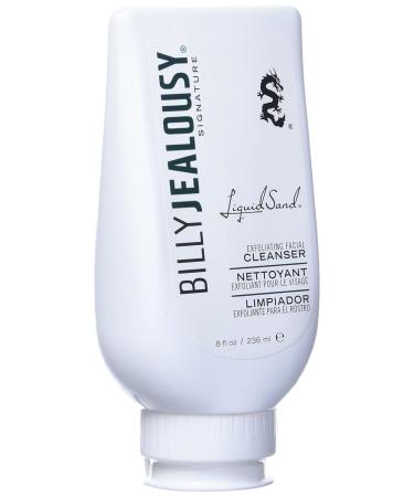 Billy Jealousy LiquidSand Exfoliating Face Cleanser for All Skin Types, Mens Face Wash for Daily Exfoliation of Dead Skin Cells & Grime, Cleans, Softens & Nourishes 8 Fl Oz (Pack of 1) - Buy Online on GoSupps.com