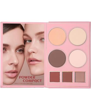  Mppchhn Eye Makeup Palette 5-Layer Bookstyle Blush Makeup Kit | Palette Set | For Women Girls Passionate Daily Routine Wedding Party Practical - Buy Online on GoSupps.com