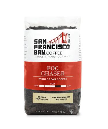 San Francisco Bay Whole Bean Coffee - Fog Chaser (2lb Bag), Medium Dark Roast