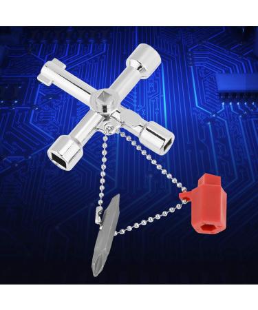 Craft cabin key for triangular tool keys utensil cabinets key cabinets cross keys 10 pieces for triangular tool keys utensil cabinets