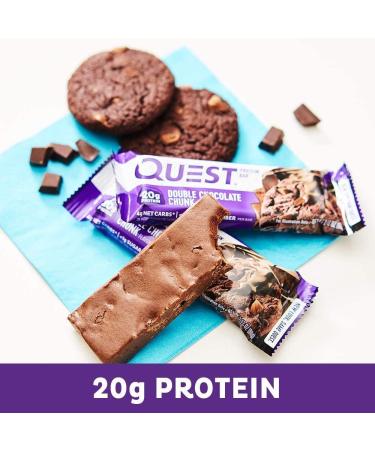  Quest Quest Nutrition Double Chunk Bar 12 per Box 1 Unit Chocolate - Buy Online on GoSupps.com